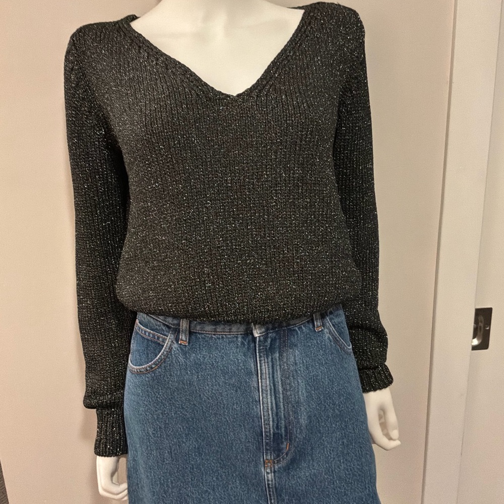 Lela Rose Sparkle V Neck - NEW!